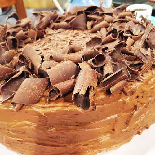 Torta suiza de chocolate