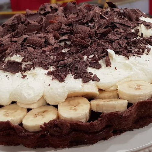 Torta tofi con bananas