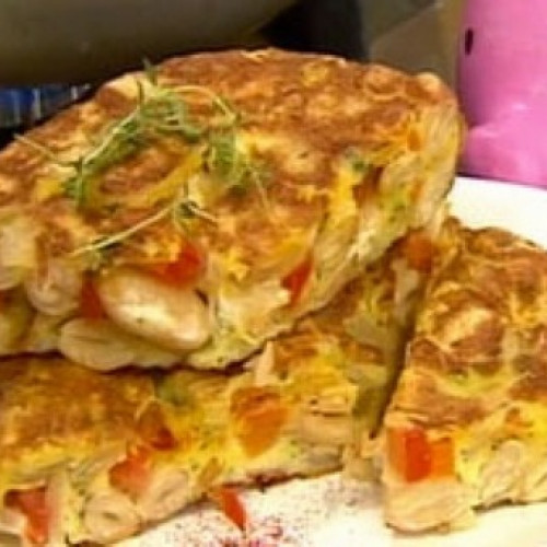 Tortilla de lentejas y porotos