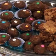 Brownies y trufas de harina de Matzá