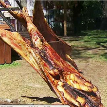 Capón al asador