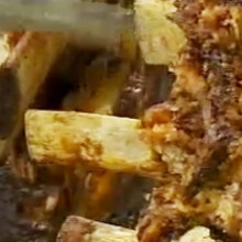 Costillar a la cruz