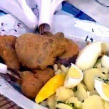 Costillitas de cordero a la Villeroy