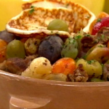 Guisado de olluco y papas andinas