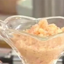 Nada se tira, todo se recicla: Granita de ensalada de fruta