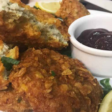 Nuggets de pollo y albahaca