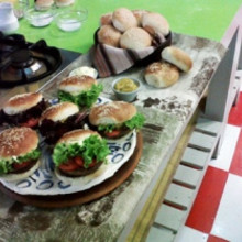 Pan para hamburguesas caseras