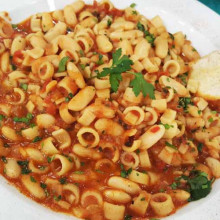 Pasta fagioli recargada