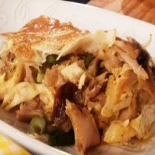 Pollo al paquete