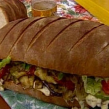 Recetas sin carne: Baguette gigante vegetariana