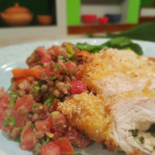 Suprema de pollo rellena