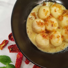 Ñoquis de papa rellenos