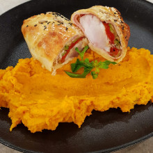 Pescado envuelto en masa
