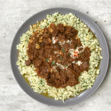 GOULASH CON SPATZLE