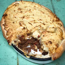 PASTEL DE PAPAS CON MASA