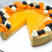 TARTA DE MANDARINA Y NARANJA