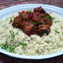 ALBÓNDIGAS DE CARNE CON SALSA AGRIDULCE