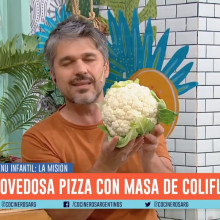 PIZZA DE MASA DE COLIFLOR