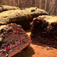 BUDÍN DE CHOCOLATE RELLENO