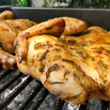 POLLO A LA PARRILLA CON REMOLACHA AL RESCOLDO