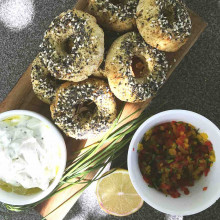 BAGELS DE COLIFLOR