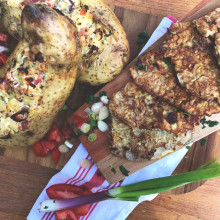 ESCALOPES CON PAPA RELLENA