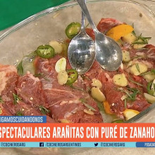ARAÑITAS MARINADAS CON VERDURAS