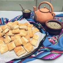 TORTILLA DE GRASA HOJALDRADA