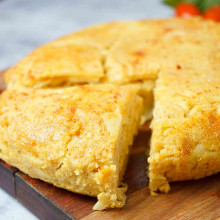 TORTILLA DE PAPA VEGANA