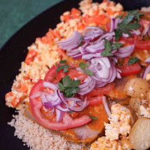 PICANTE DE LENGUA CON QUINOA