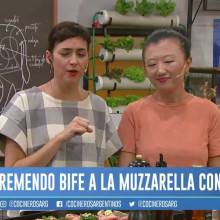 BIFES ANGOSTOS CON PURÉ A LA MUZZARELLA Y CROCANTE DE PAPAS