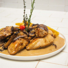 POLLO AL CHAMPIÑON