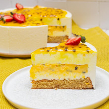 MOUSSE DE LIMÓN CON MARACUYÁ
