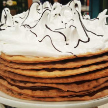 Rogel xxl con baño de chocolate