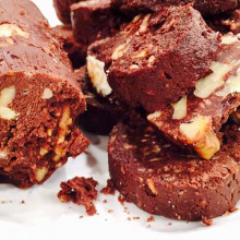 Salame de chocolate y nueces
