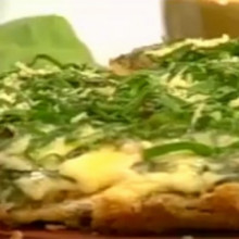 Sin masa!!! Pizza de acelga con masa de