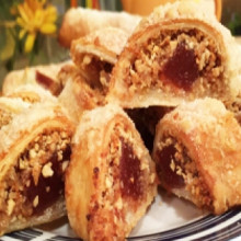 Strudel de membrillo y maní