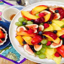 Tarta multifrutal de estación