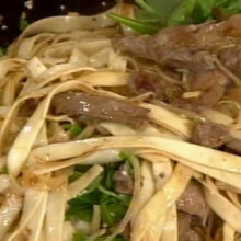 Todo el sabor del oriente: chow mien