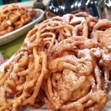 Tortas fritas al embudo y al pomito