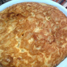 Tortilla española en 5 pasos