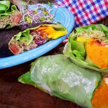 Wraps vegetarianos